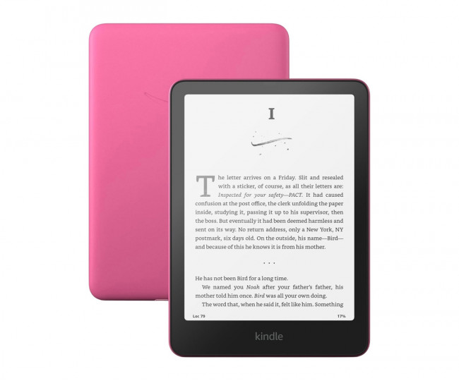 Електронна книга з підсвічуванням Amazon Kindle Paperwhite Signature Edition 12th Gen. 2024 32Gb Metallic Raspberry